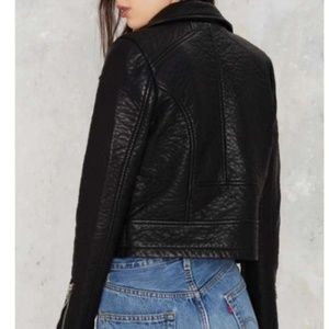 Nasty Gal Jackets & Coats - Nasty Gal Vegan Leather Jacket Nasty Gal Jackets & Coats - Nasty Gal Vegan Leather Jacket